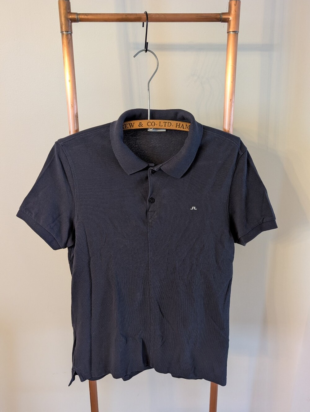 Y2K J. Lindeberg in Navy Blue (Medium - Slim Fit)